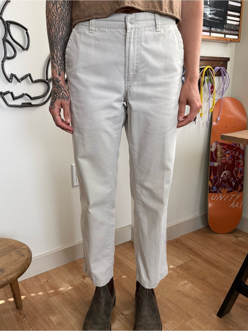 Vintage 2000s Columbia ROC AL8179 Khaki Straight Leg Hiking Pant ~ Size 6 / 30"